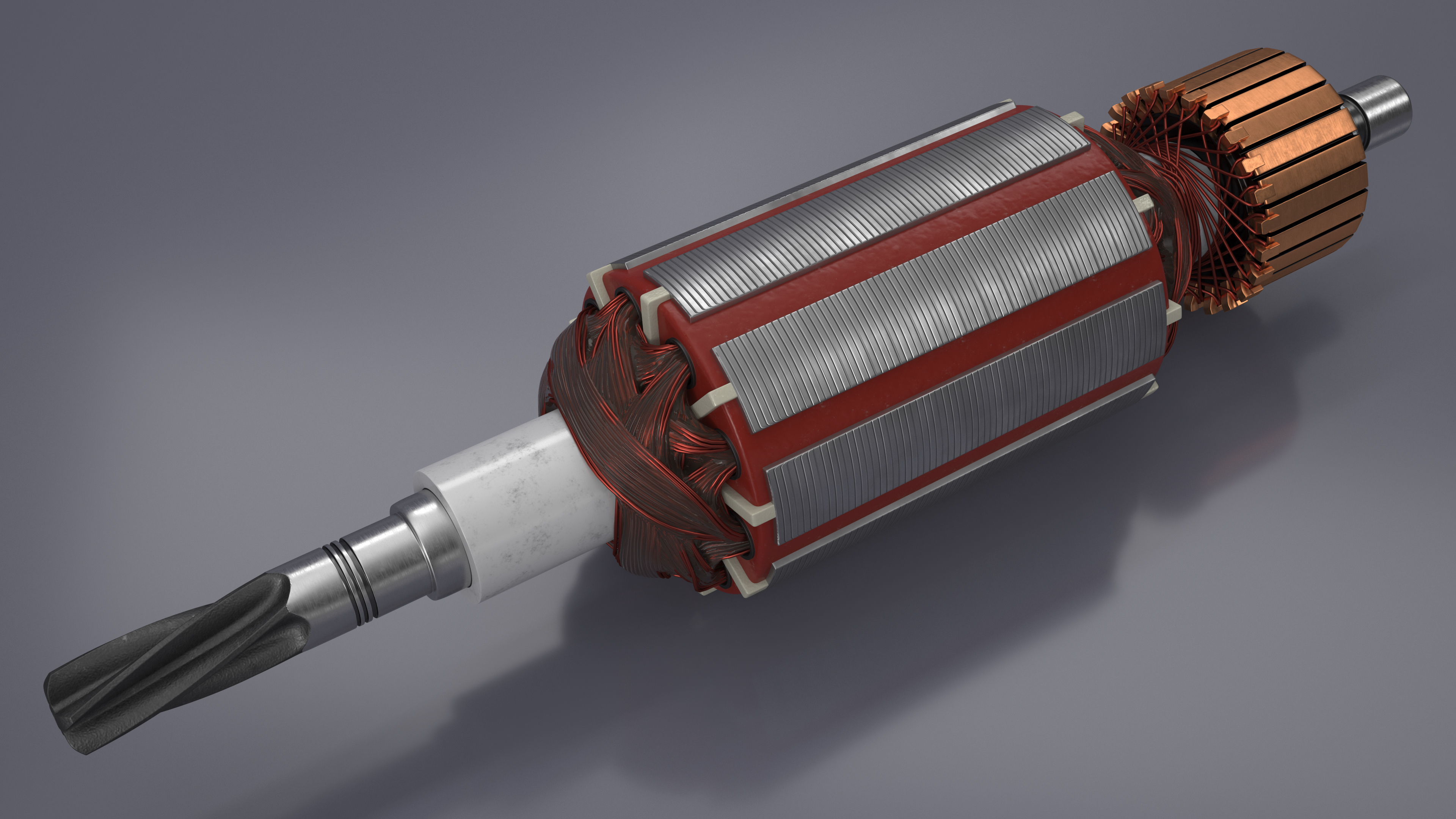 3D Electric Motor Armature model