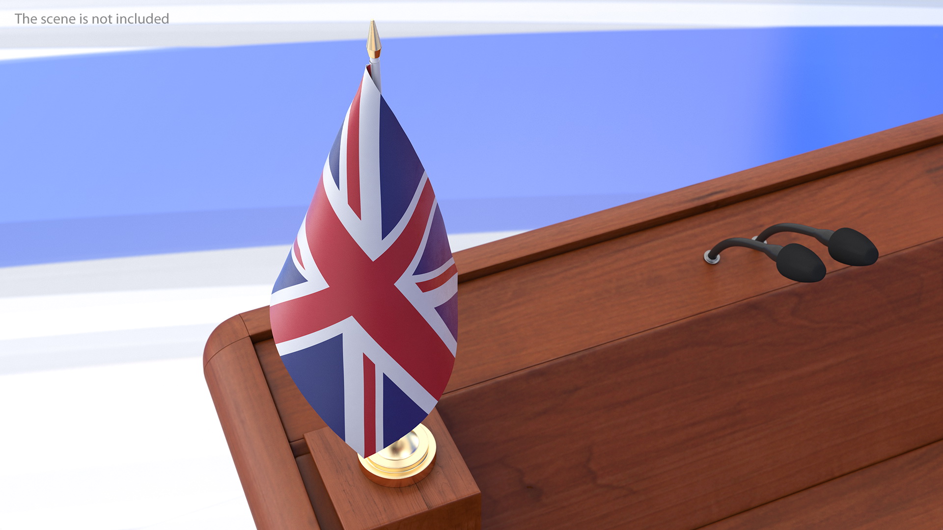3D model Table Flag United Kingdom