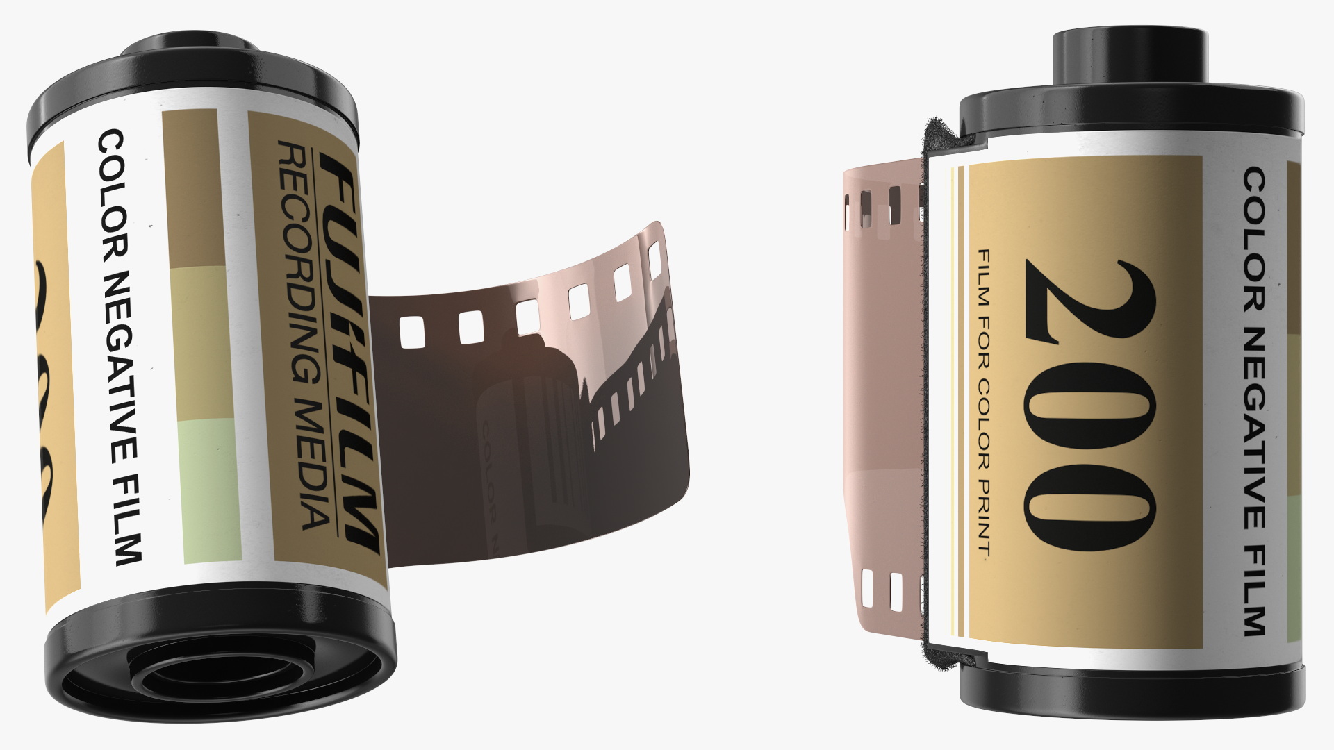 Color Negative Film 200 35mm Fur 3D