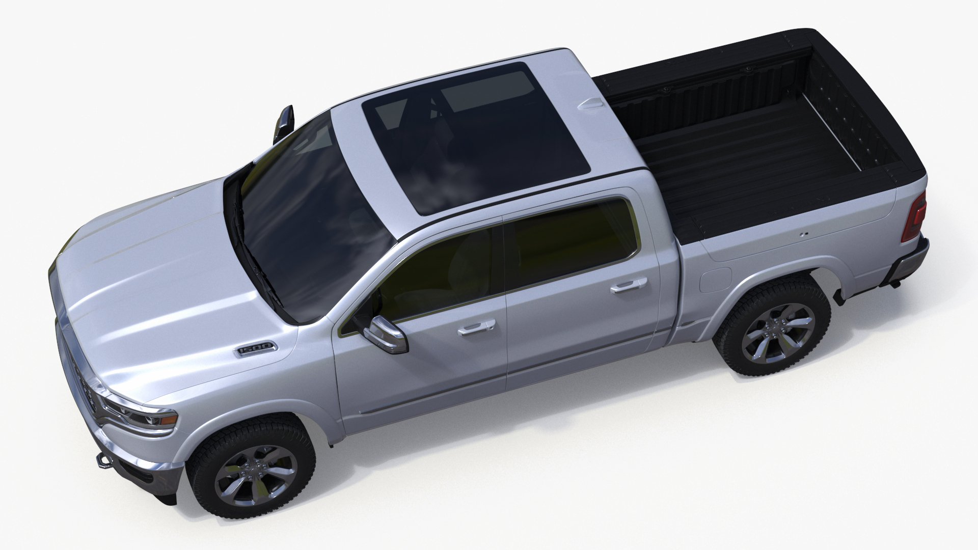 3D Rail Locomotive with Full Load of Vehicle Auto