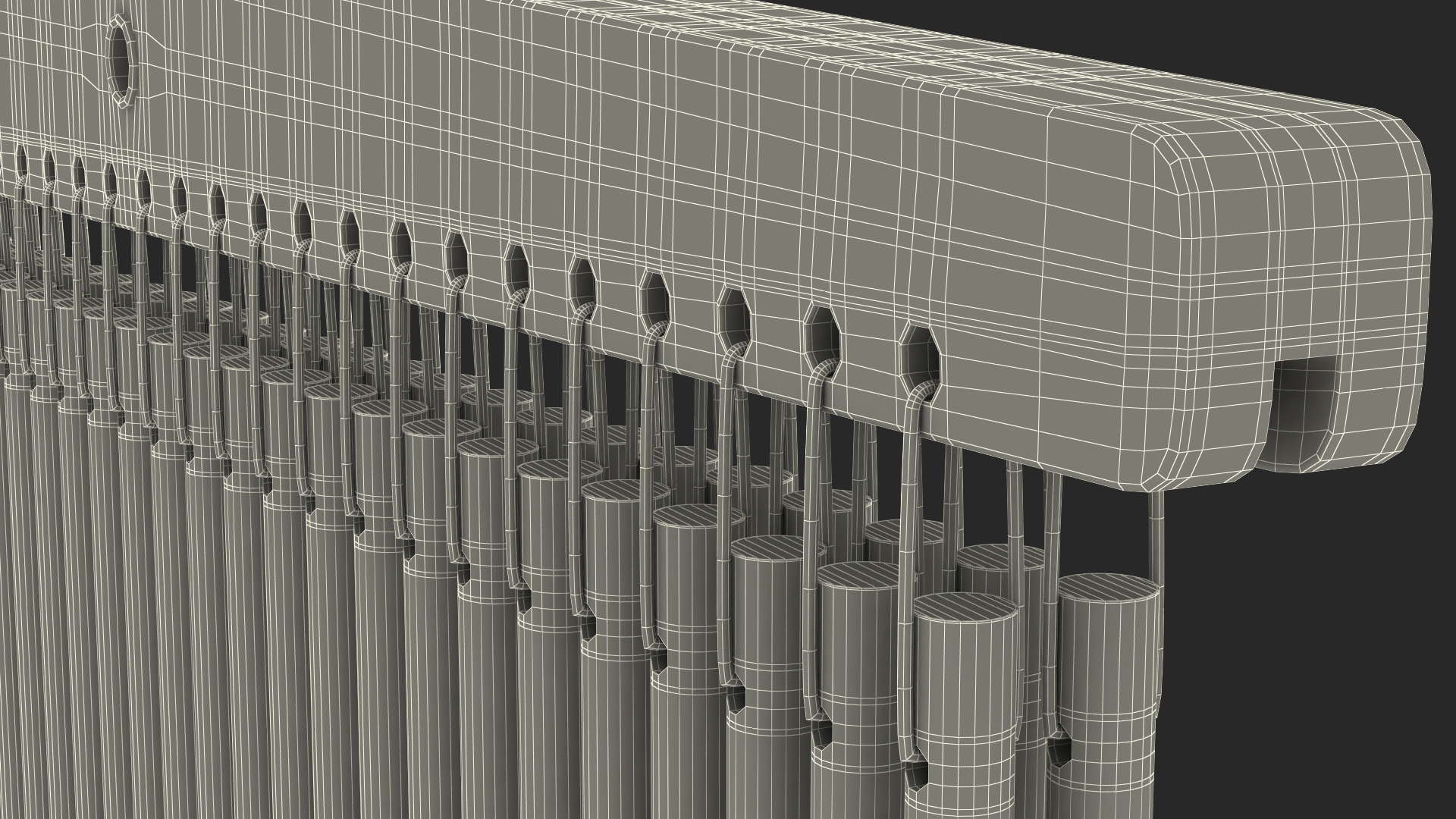 3D Chimes Percussion Instrument model