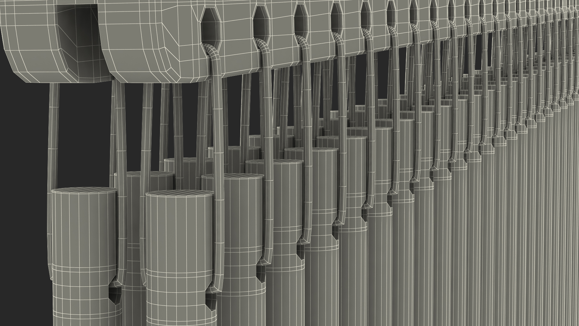 3D Chimes Percussion Instrument model