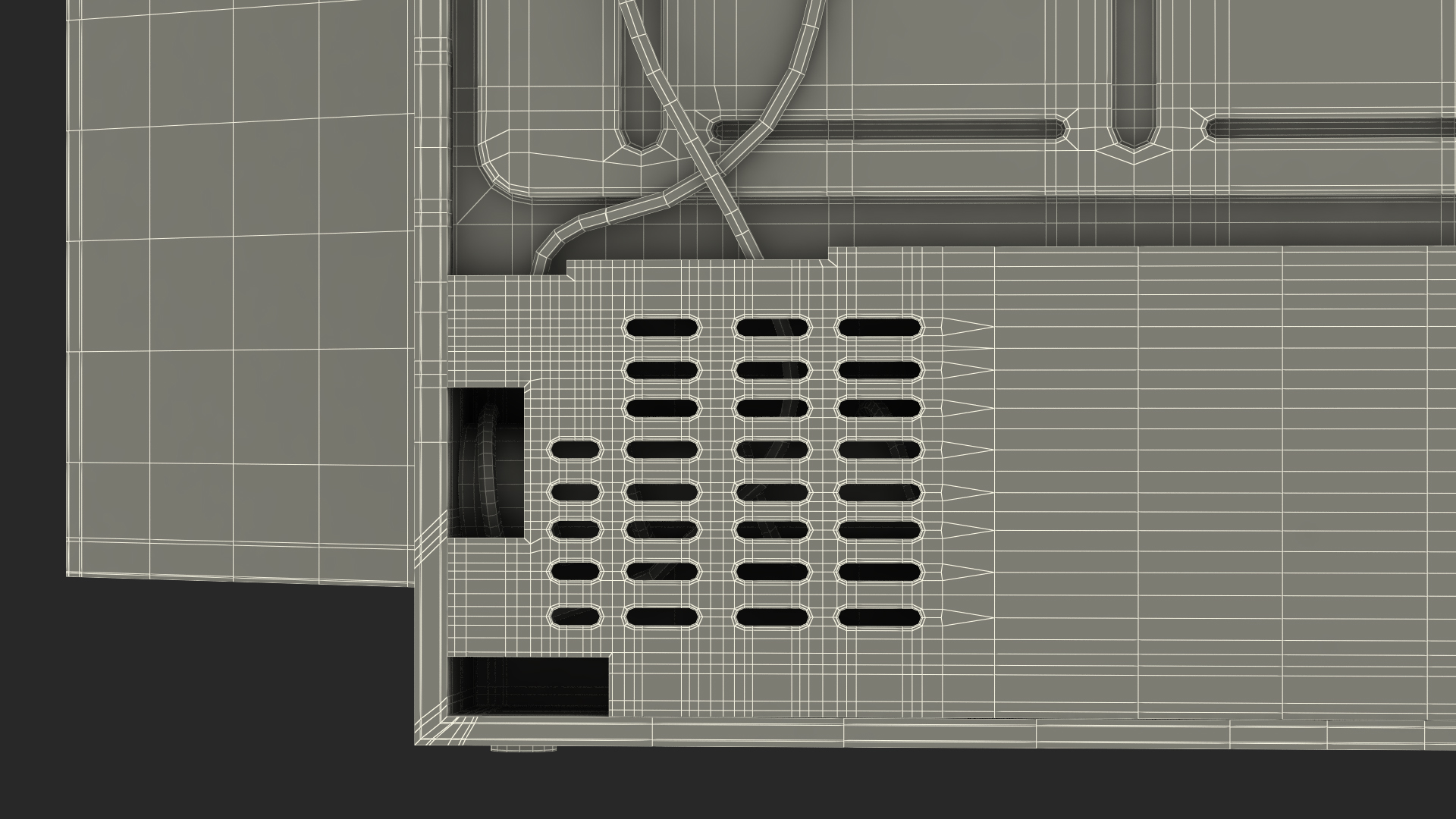 3D model Side By Side Refrigerators Open with Products