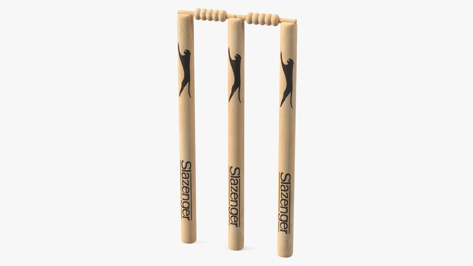 3D Slazenger Cricket Stumps Set model