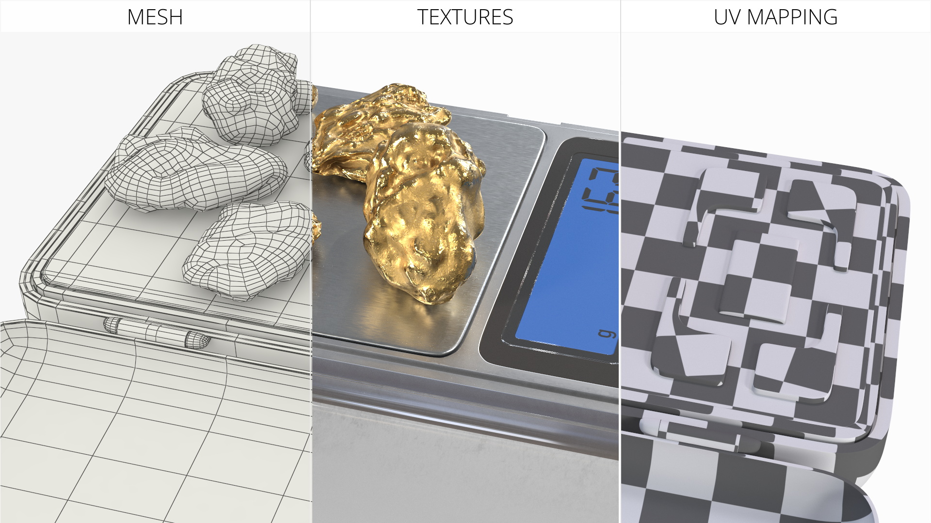 Portable Precision Scale with Gold Nuggets, view 9