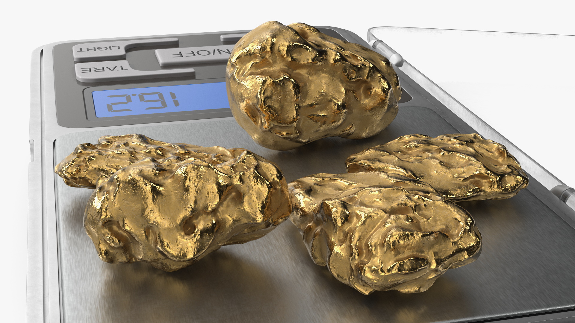 Portable Precision Scale with Gold Nuggets, view 4