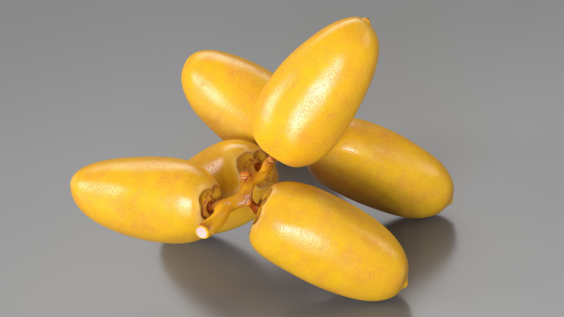 3D Fresh Date Fruit