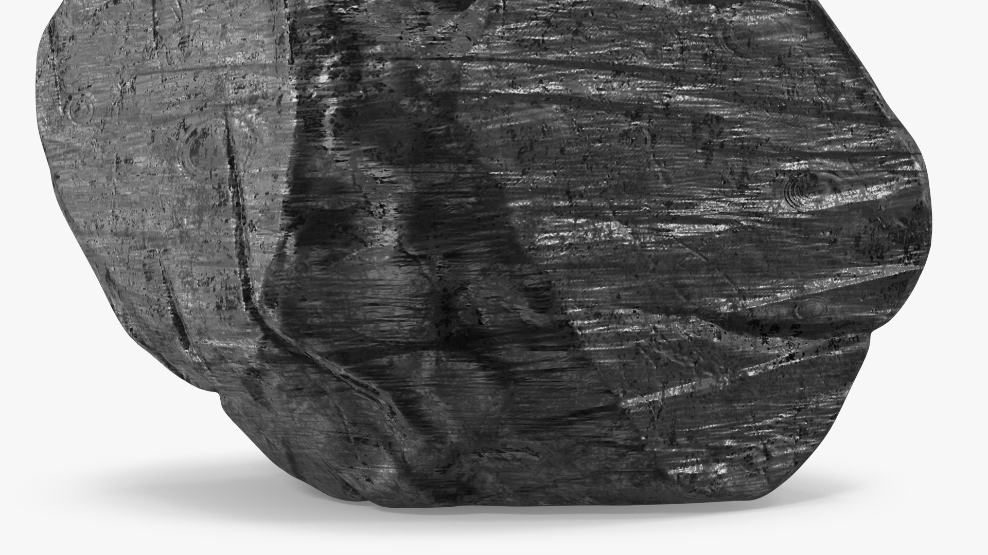 3D model Black Coal Rock