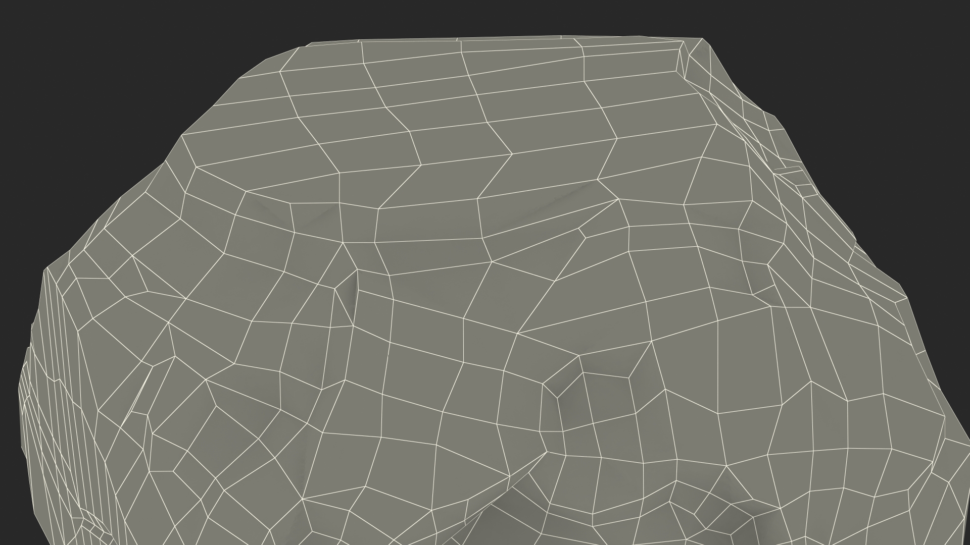 3D model Black Coal Rock
