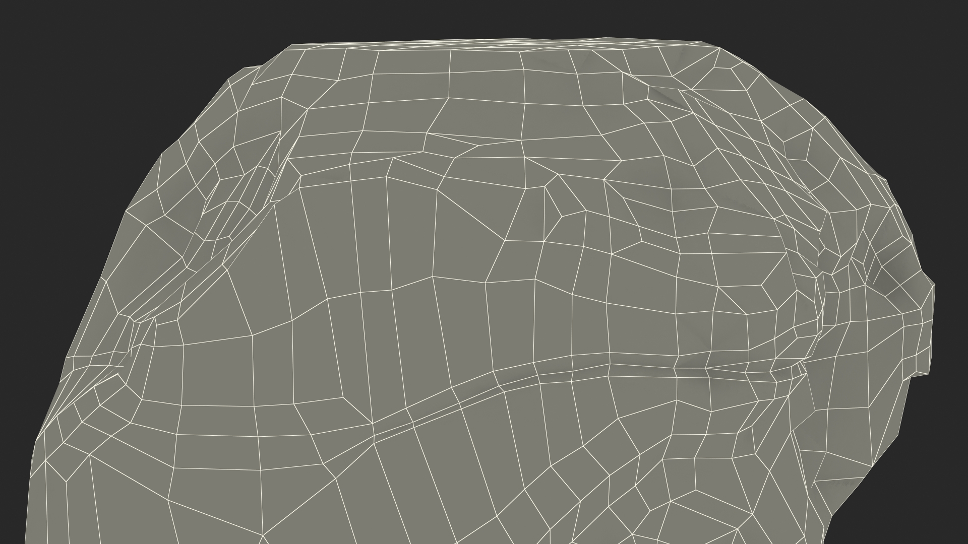 3D model Black Coal Rock