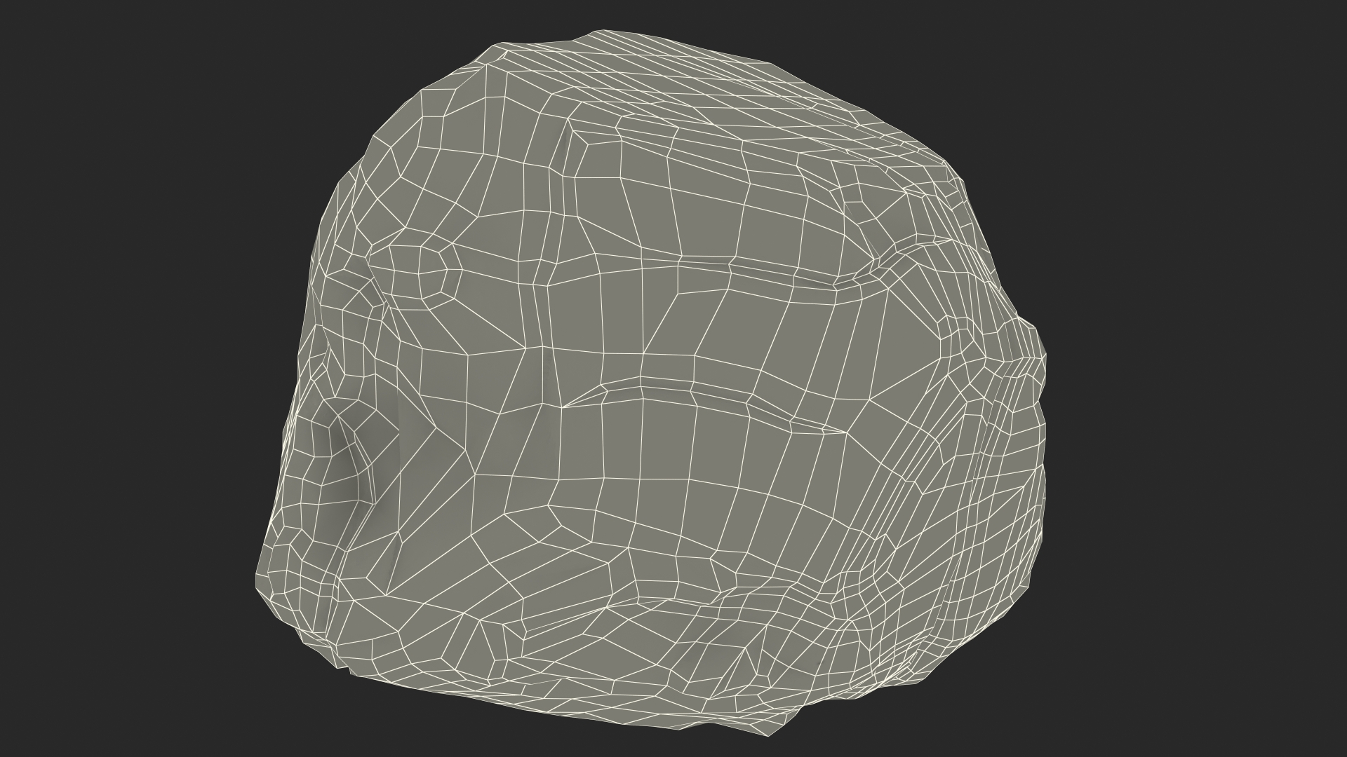 3D model Black Coal Rock