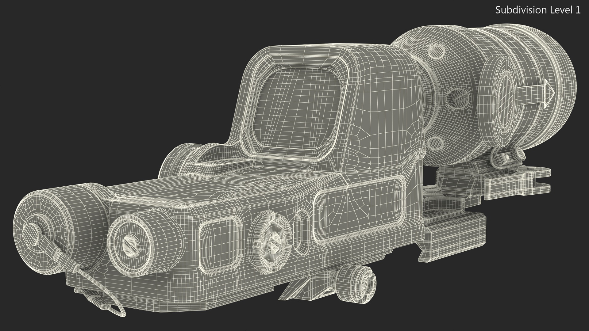 3D Shabby Optical Sight for Assault Rifle model