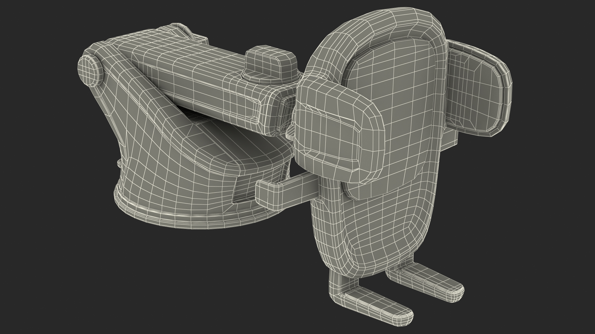 3D model Dashboard and Windshield Phone Car Mount