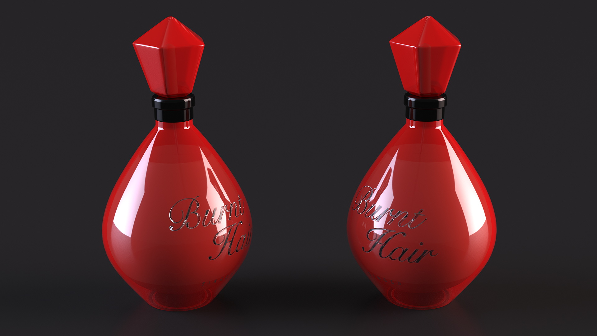 The Boring Company Burnt Hair Perfume 3D
