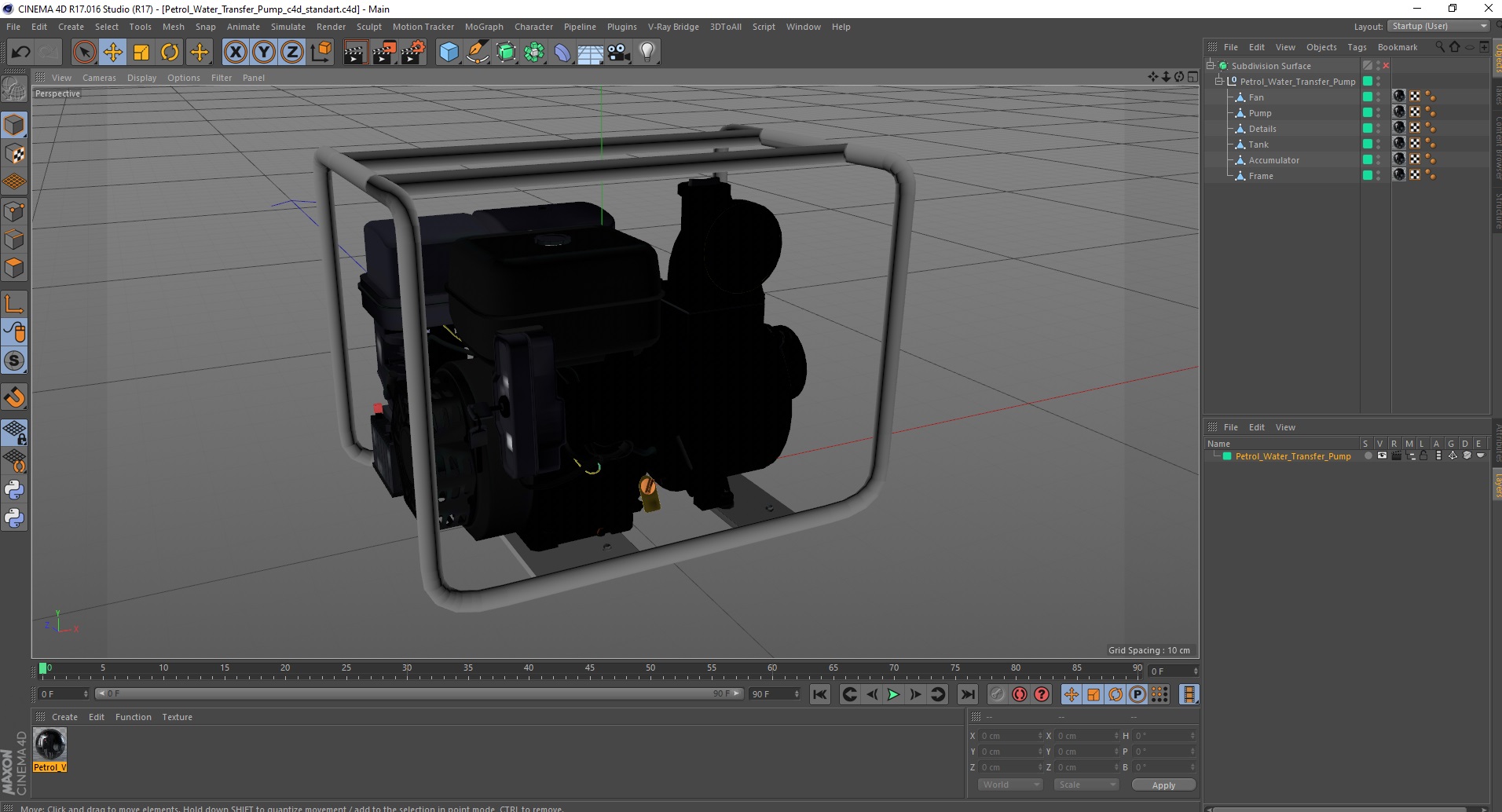 3D Petrol Water Transfer Pump