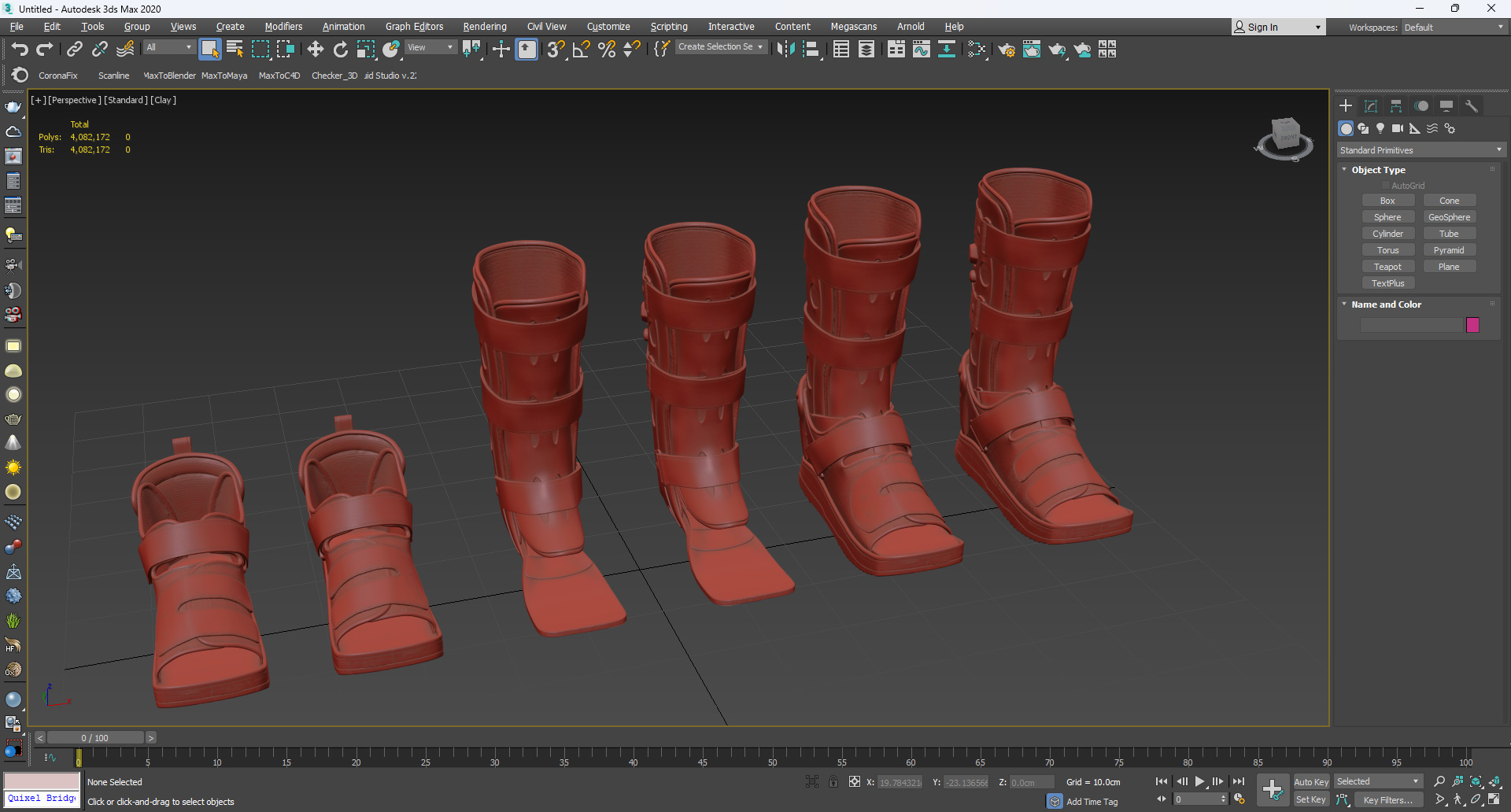 3D Feet Orthotics Darco with Off-Loading Shoes for 3D Print