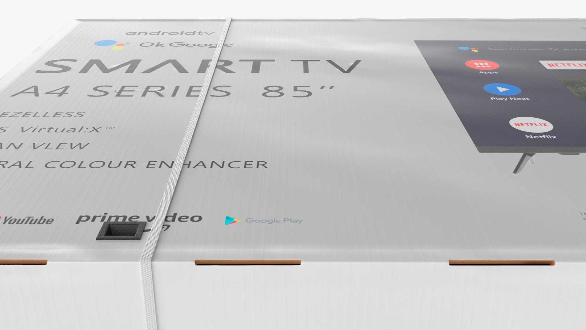 3D 85 Inch Television Shipping Box