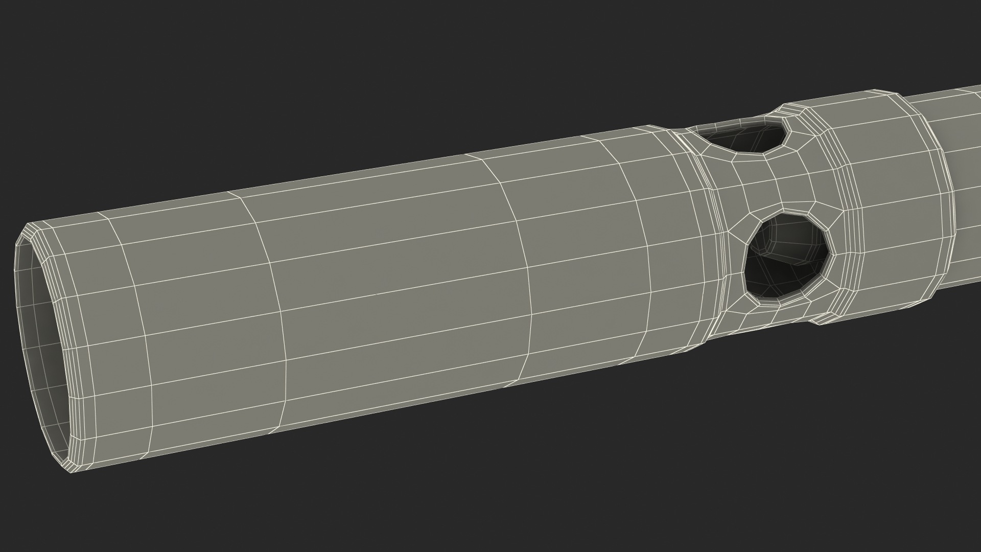 3D model Pencil Flame Propane Torch Head Old