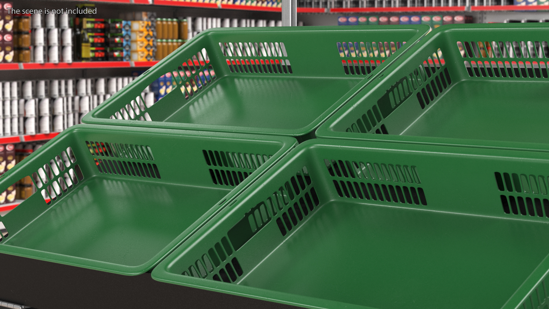Vegetables Shopping Display 3D