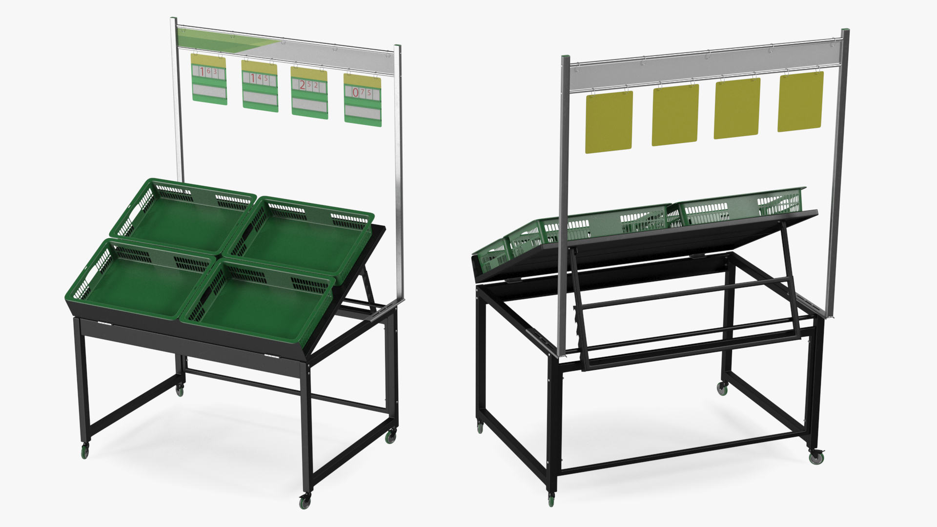 Vegetables Shopping Display 3D