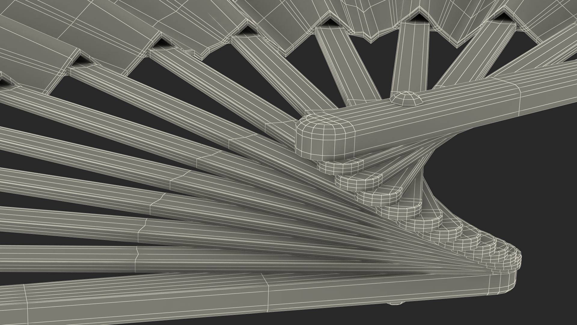 3D model Hand Fan