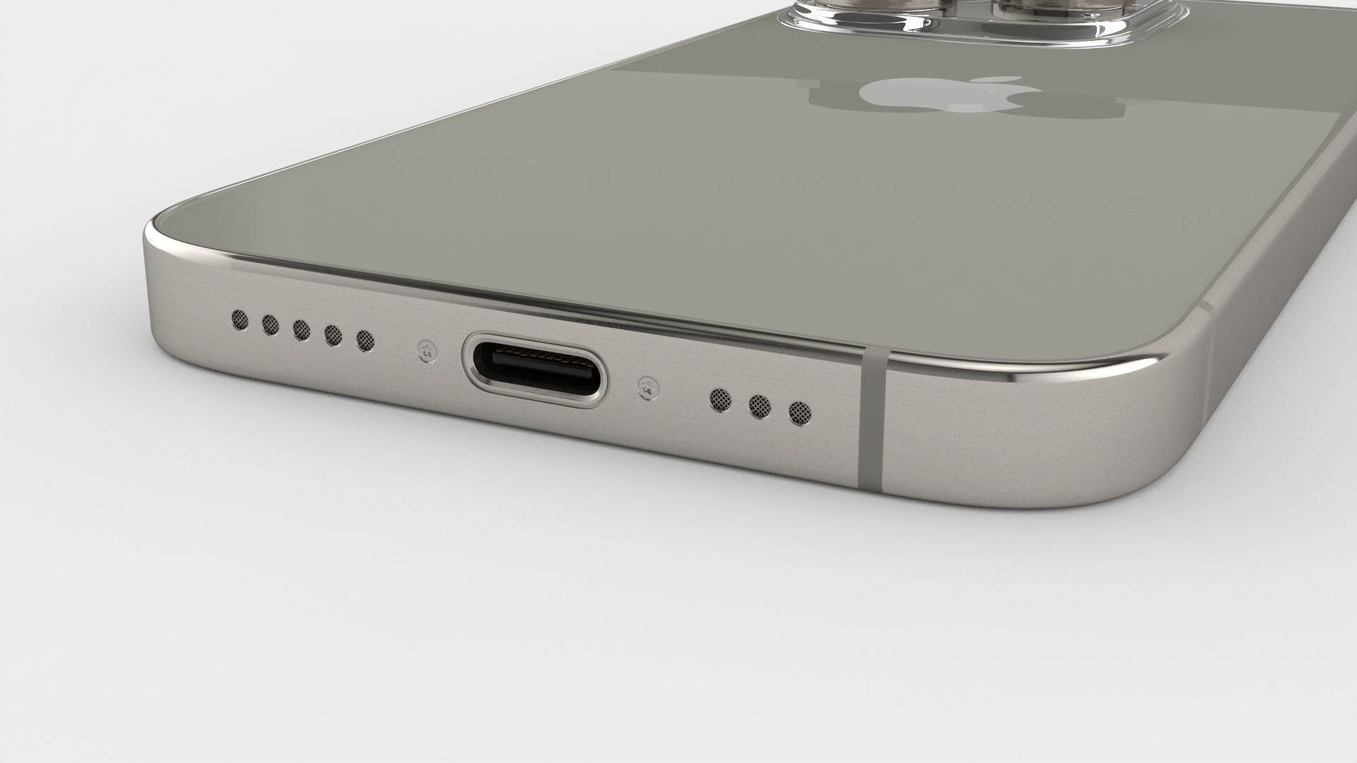 3D Apple IPhone 15 Pro Unpacked model