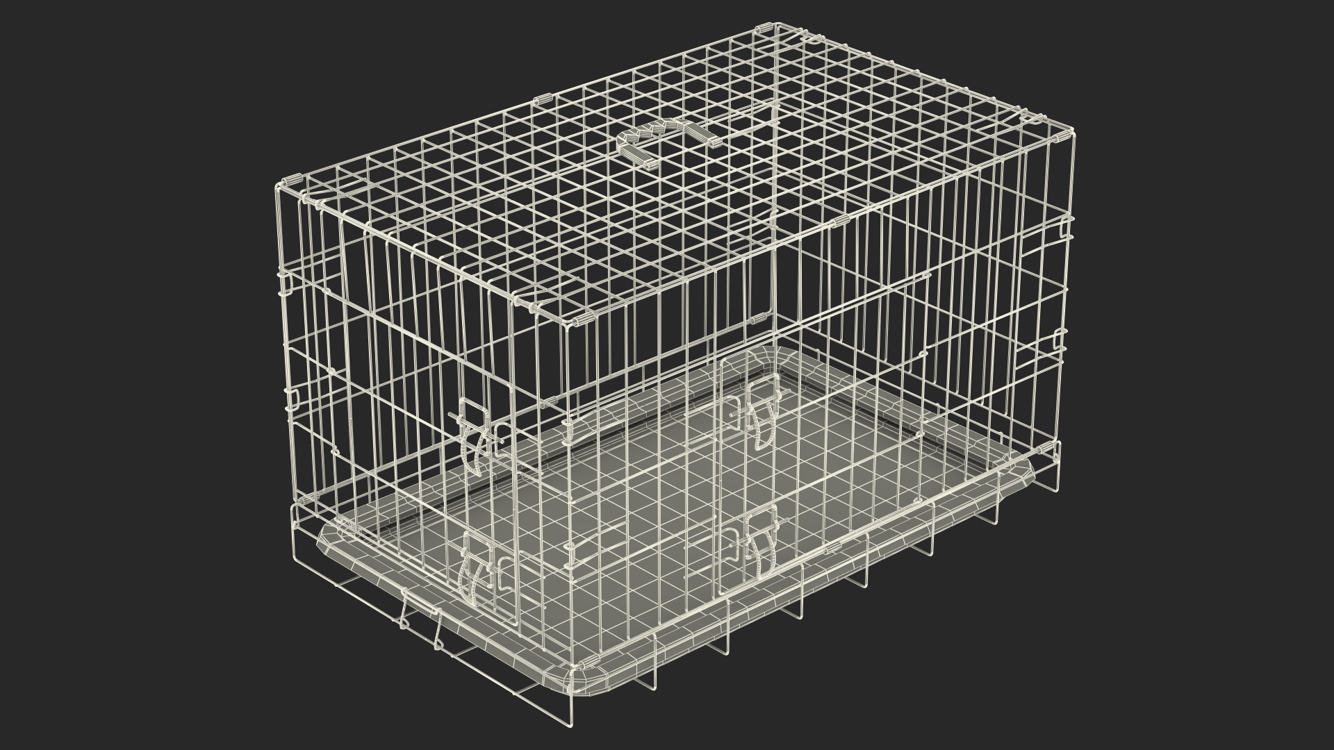 3D model Pet Kennel Cage