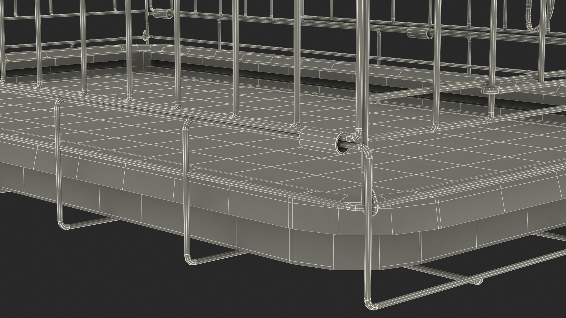 3D model Pet Kennel Cage