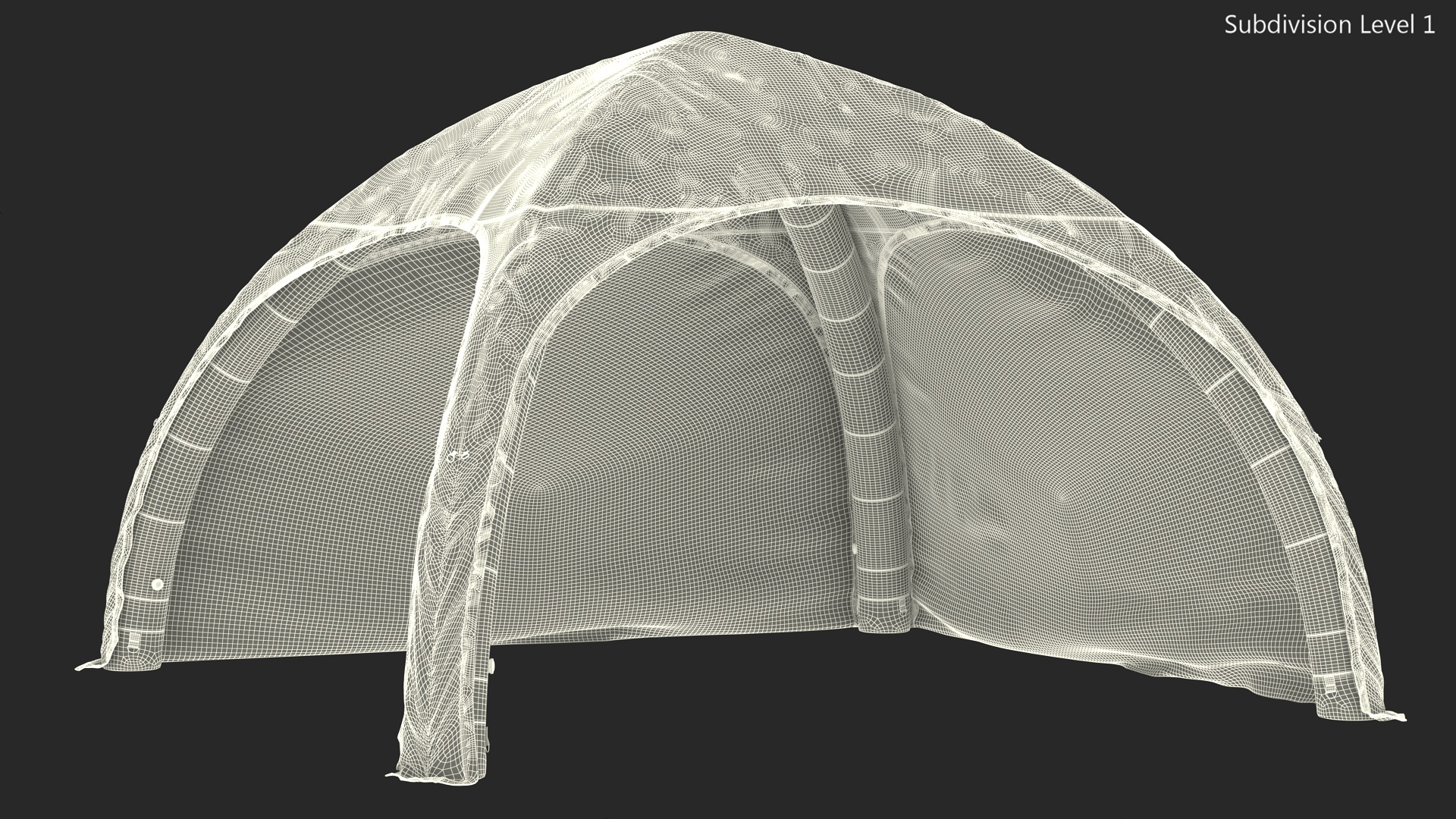 3D model Branson Blow Up Tent