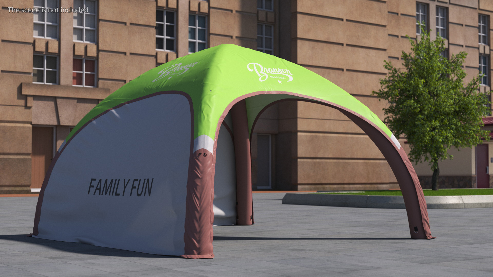3D model Branson Blow Up Tent