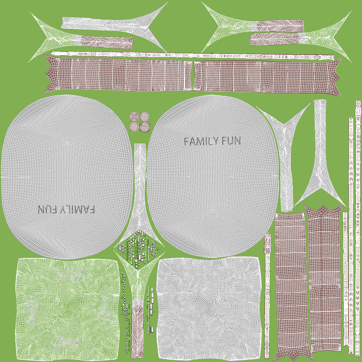 3D model Branson Blow Up Tent