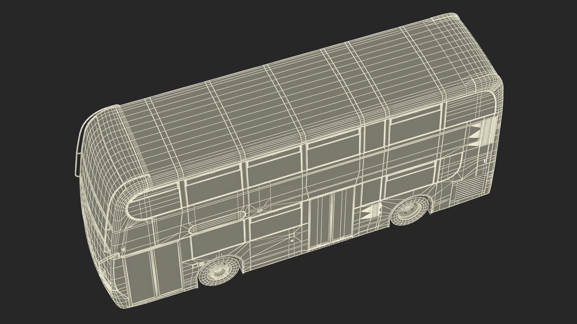 3D Double Decker City Bus Stagecoach Enviro400 model