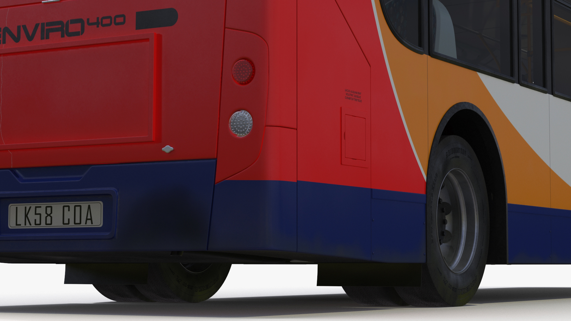 3D Double Decker City Bus Stagecoach Enviro400 model