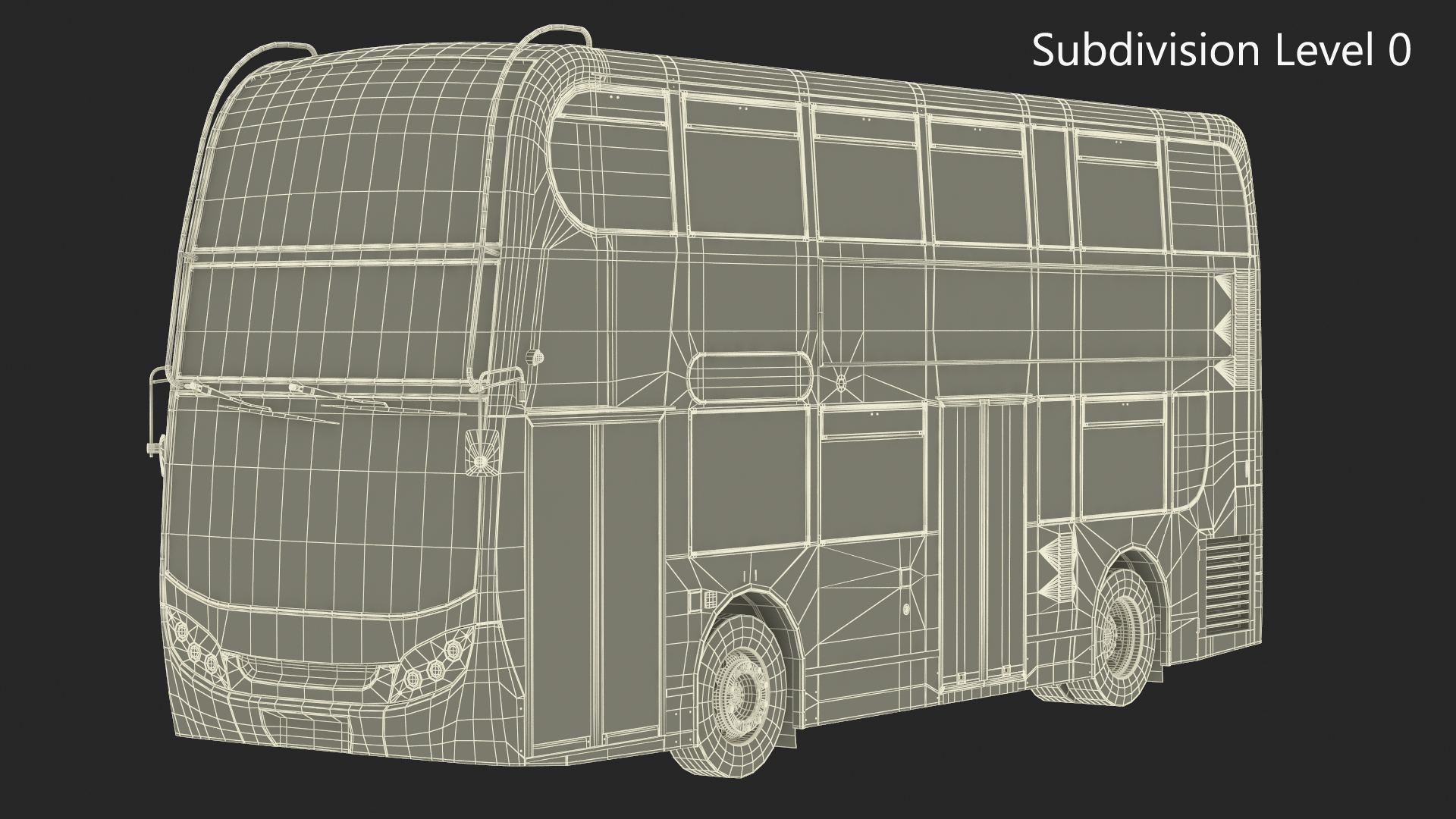 3D Double Decker City Bus Stagecoach Enviro400 model