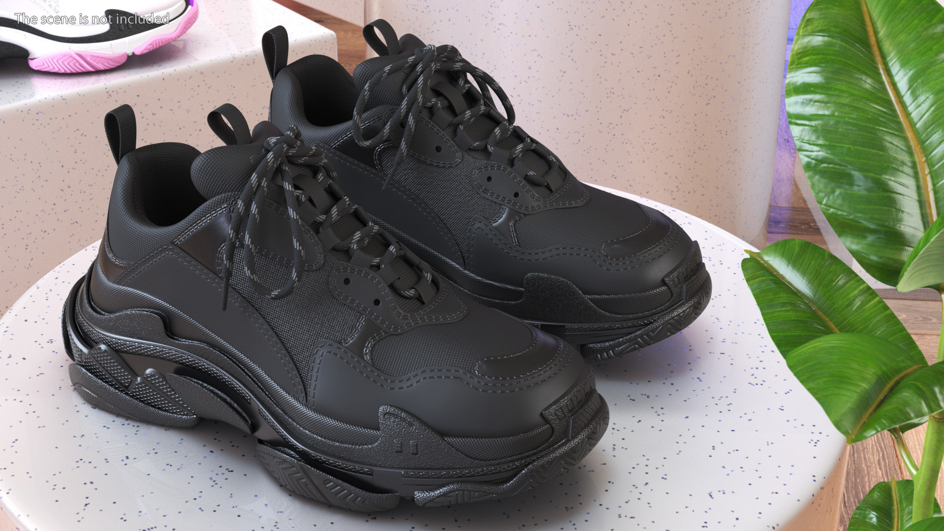 Sneakers Black 3D model