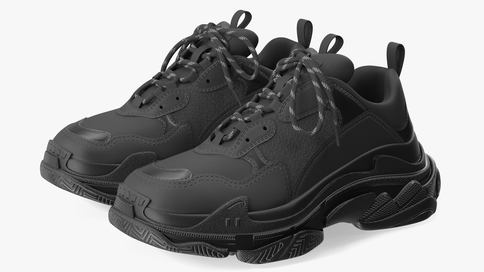 Sneakers Black 3D model