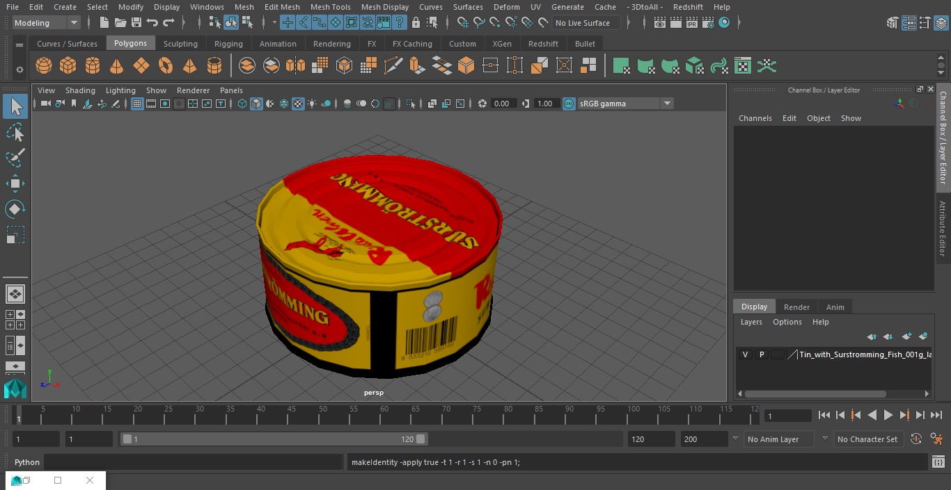 3D Tin with Surstromming Fish 475g