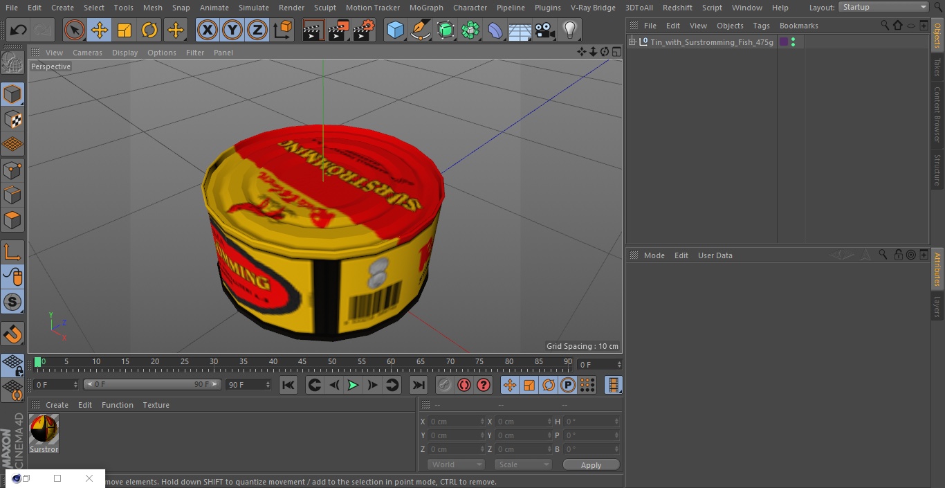 3D Tin with Surstromming Fish 475g