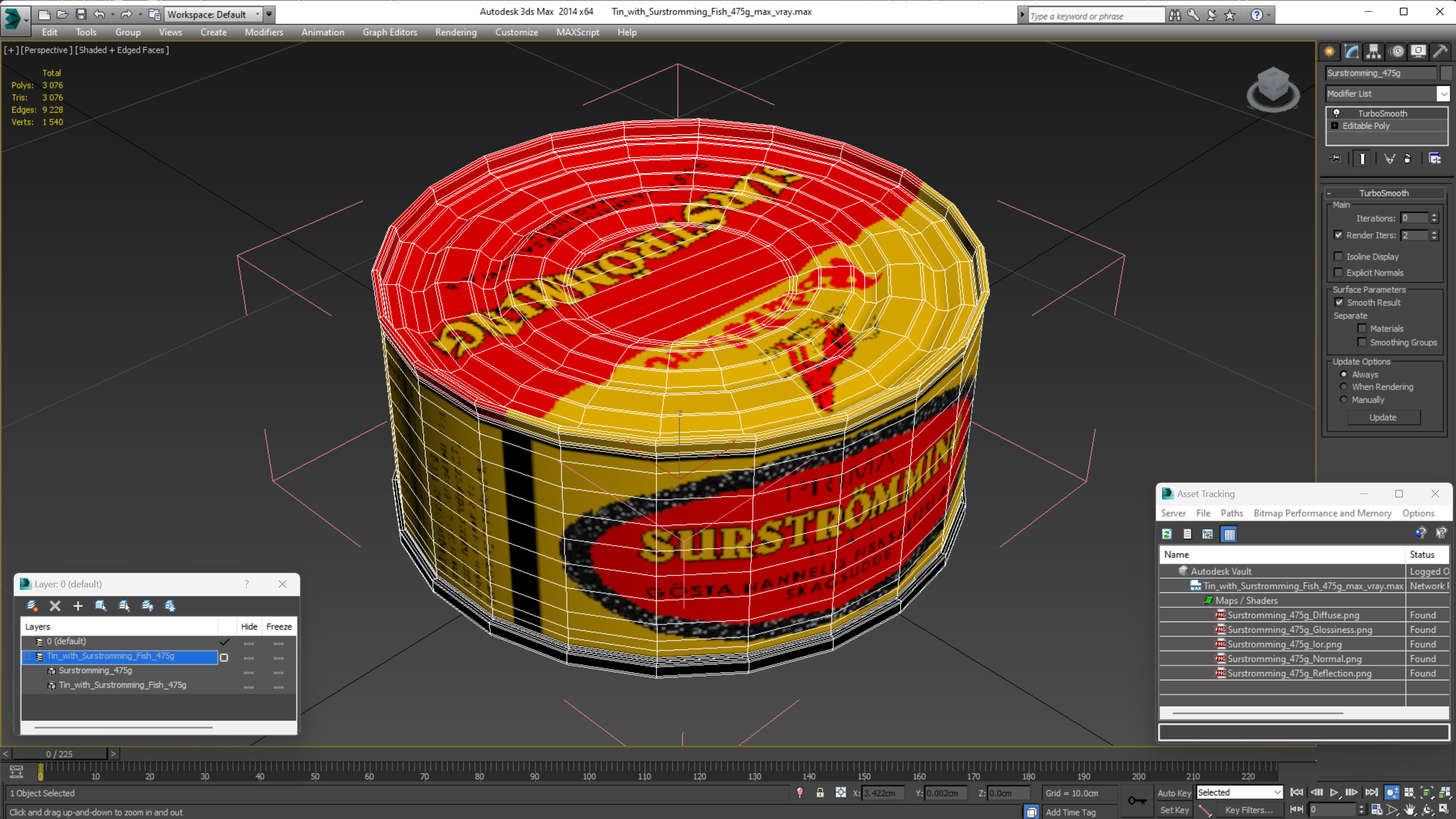 3D Tin with Surstromming Fish 475g