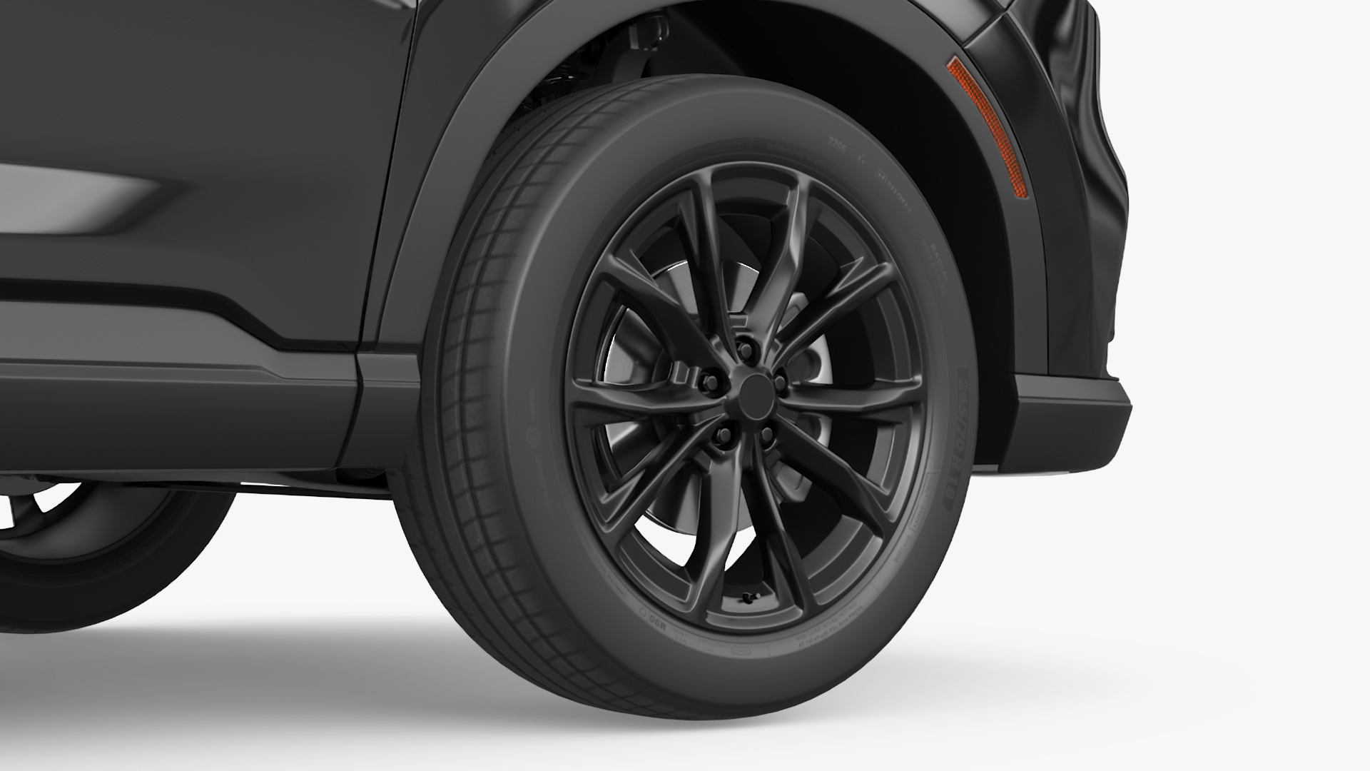 Vehicle Black Simplified 3D model