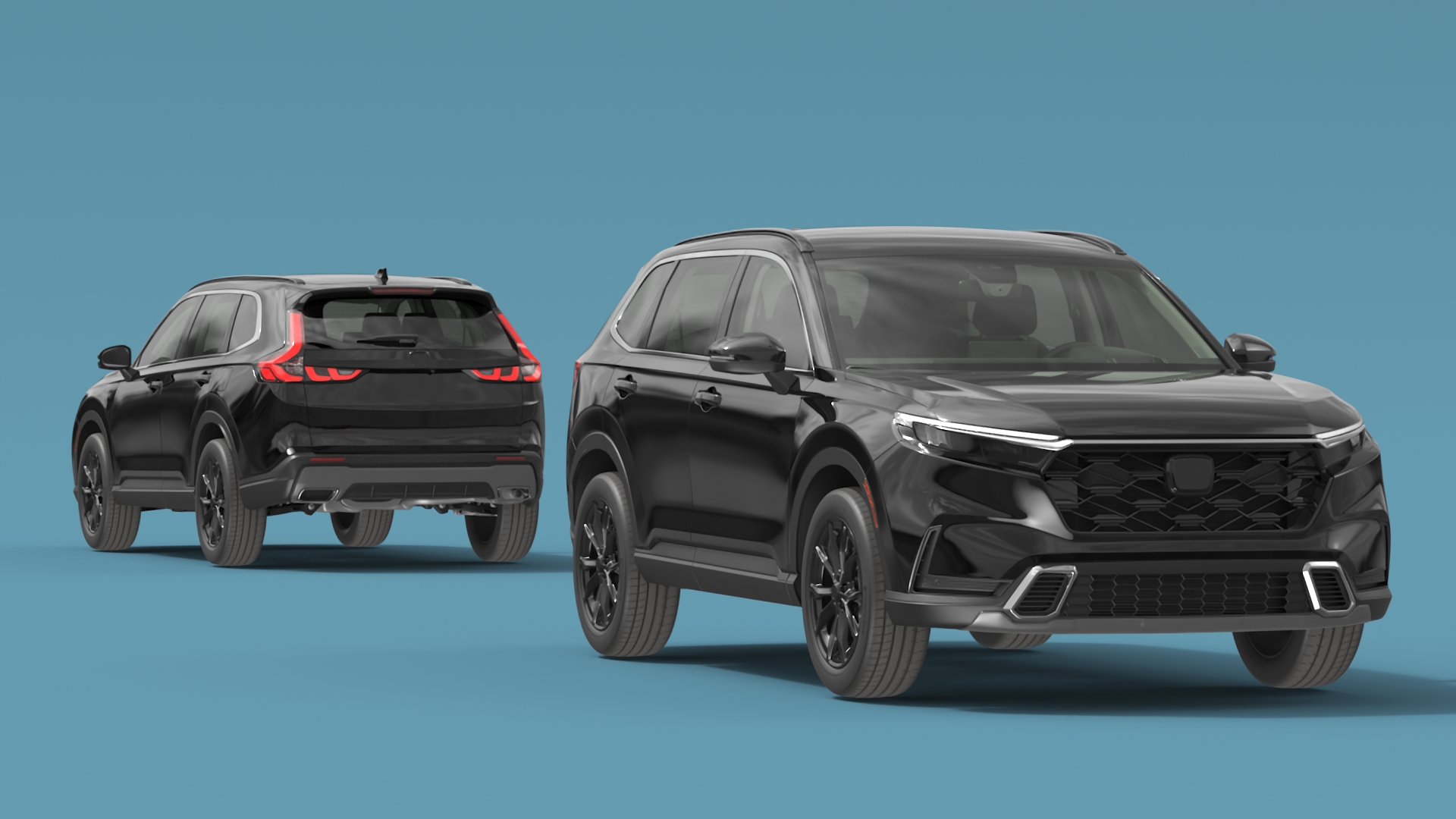 Vehicle Black Simplified 3D model
