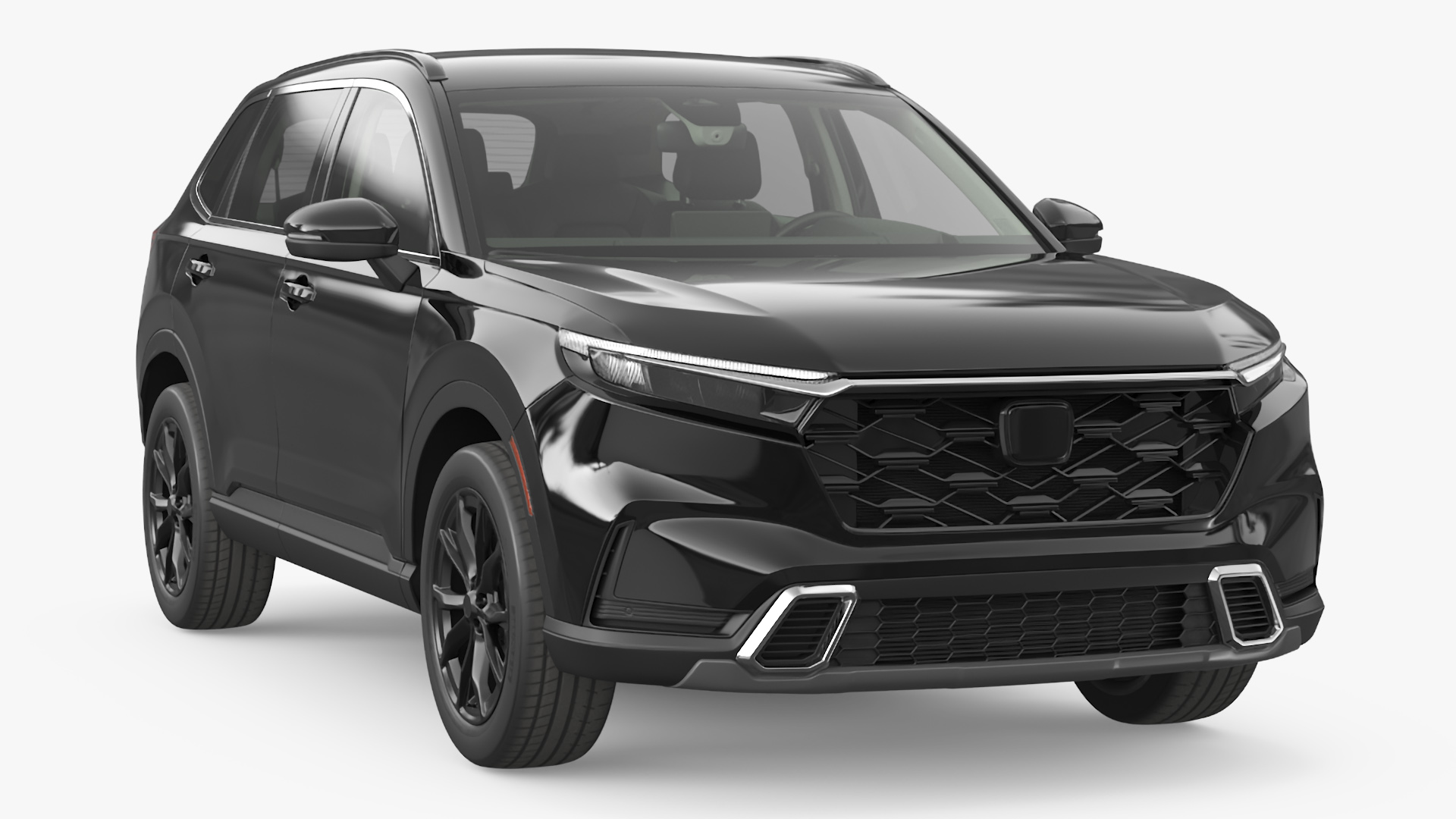 Vehicle Black Simplified 3D model