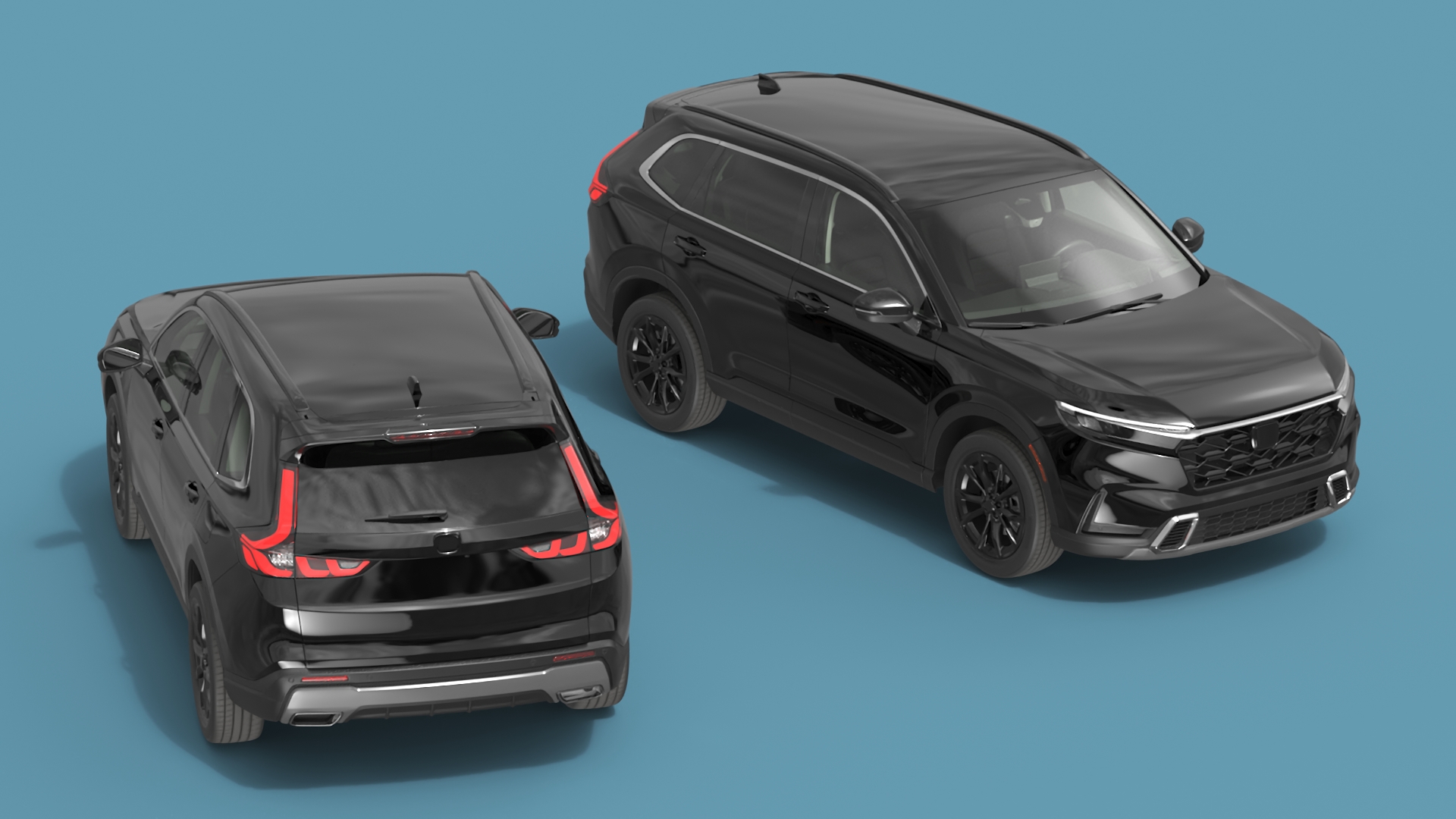 Vehicle Black Simplified 3D model