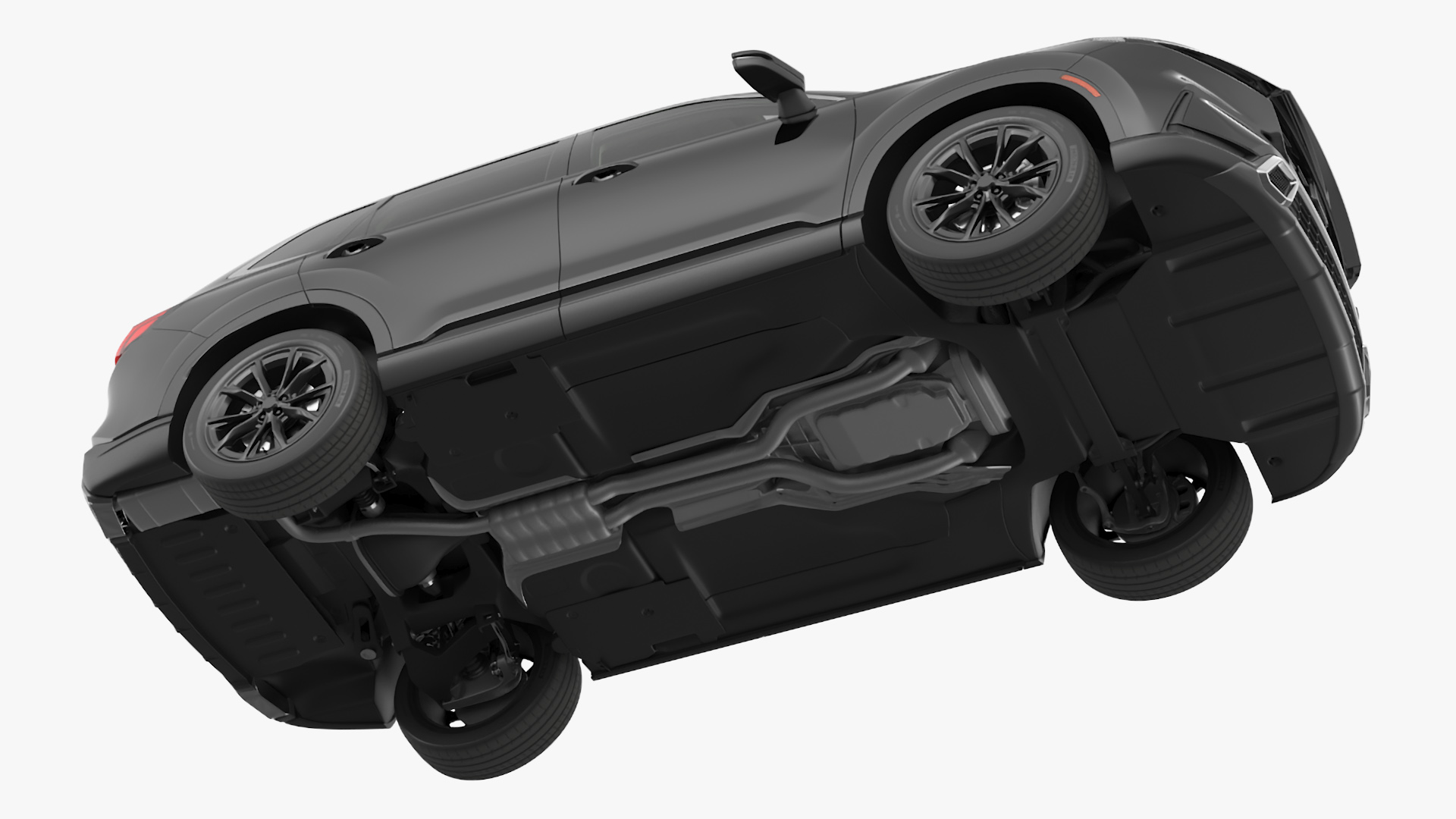 Vehicle Black Simplified 3D model