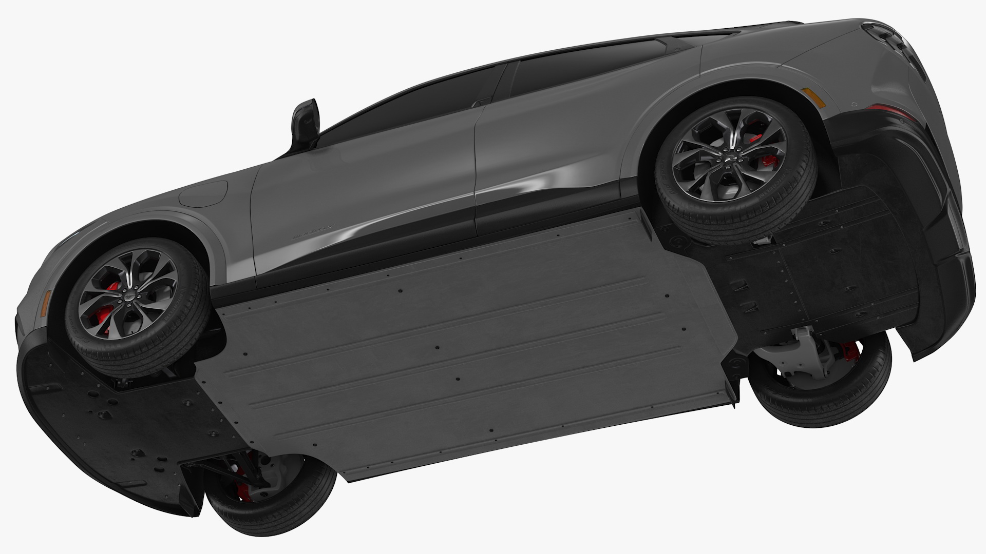 3D model Mustang Mach-E Simple Interior