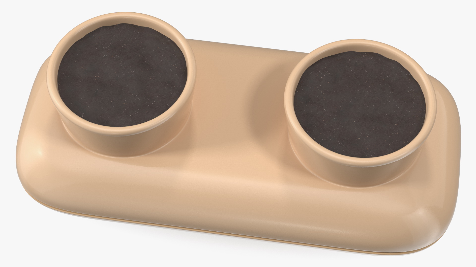3D model Sagaform Double Herb Pot Beige