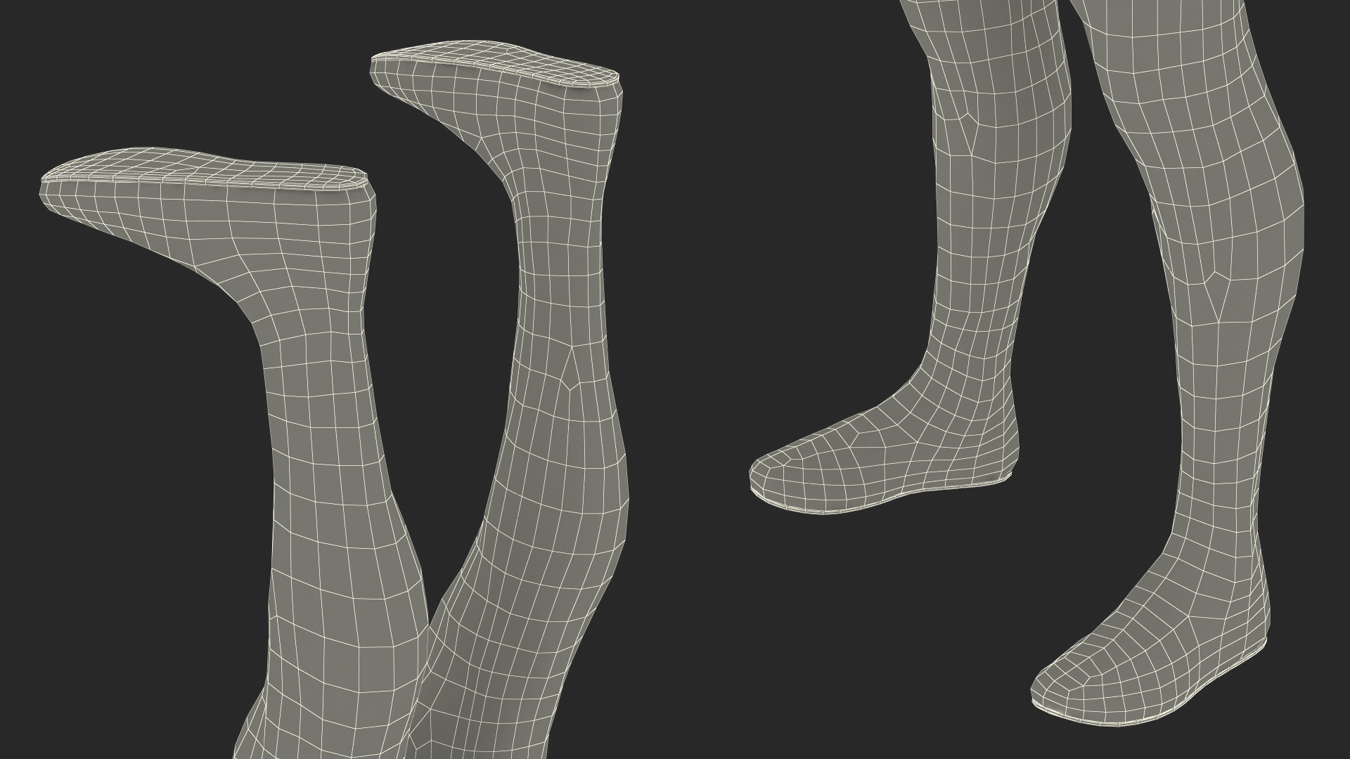 3D Spiderman Black Suit Neutral Pose model