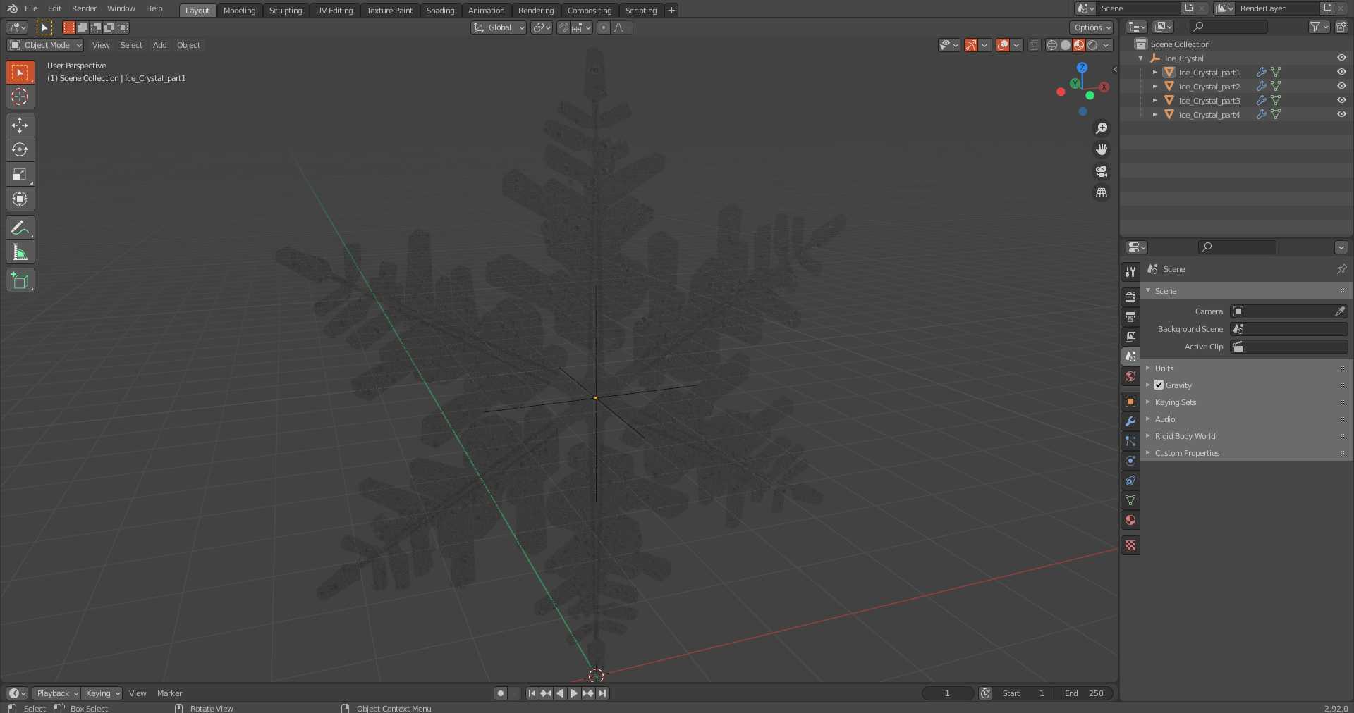 3D Ice Crystal