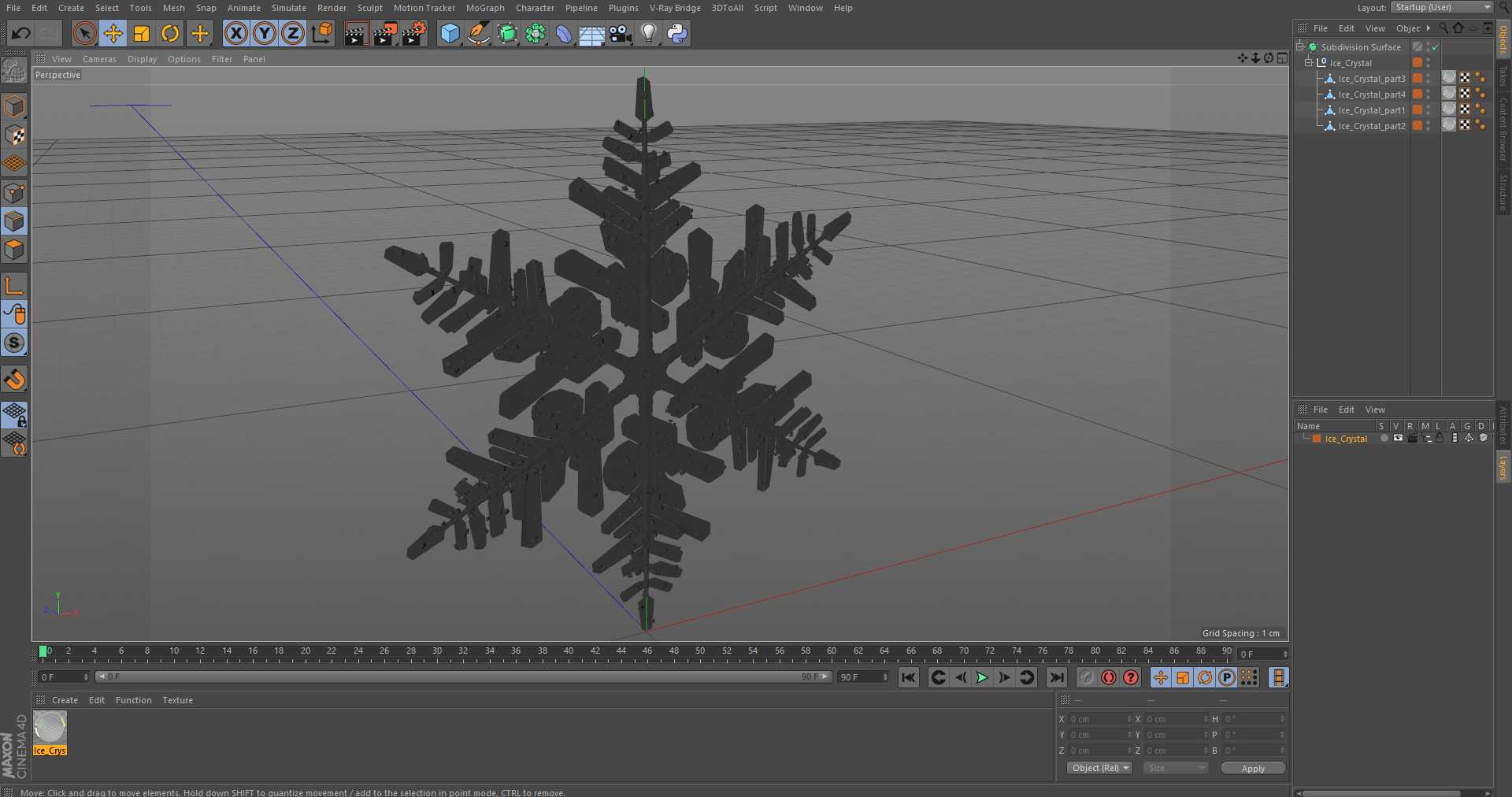 3D Ice Crystal