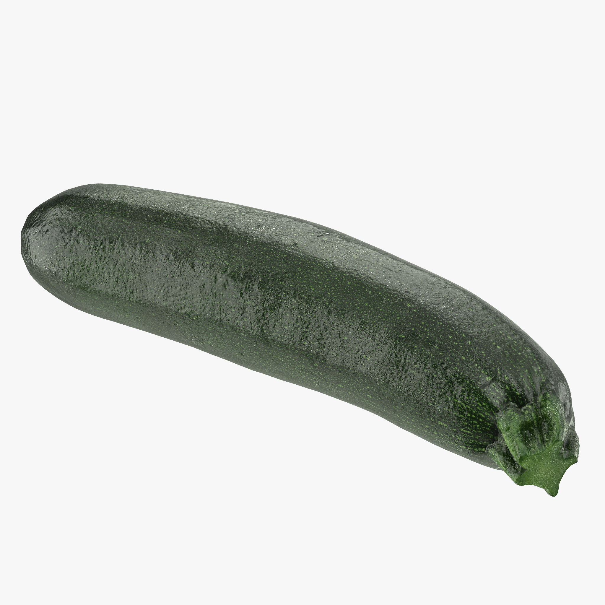 Zucchini Vegetable 3D Model